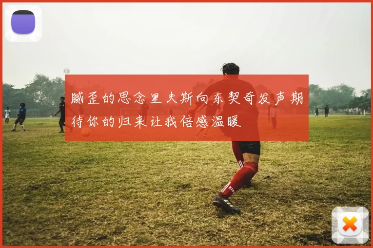 腻歪的思念里夫斯向东契奇发声期待你的归来让我倍感温暖